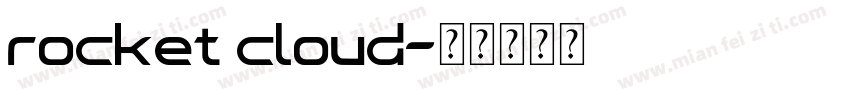 rocket cloud字体转换